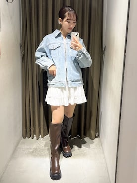 「archives（アルシーヴ）のアイテム（ジャケット/アウター）」を使った、archivesさん（レディース・158cm）の冬コーディネート