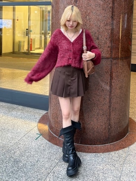 「archives（アルシーヴ）のアイテム（スカート）」を使った、archivesさん（レディース・158cm）の秋コーディネート