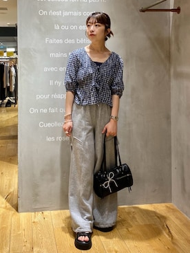 「archives（アルシーヴ）のアイテム」を使った、archivesさん（骨格ナチュラル・レディース・152cm）の春コーディネート