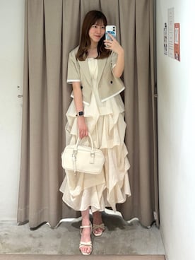 「archives（アルシーヴ）のアイテム」を使った、archivesさん（レディース・164cm）の夏コーディネート