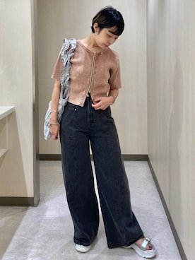 「archives（アルシーヴ）のアイテム」を使った、archivesさん（骨格ナチュラル・レディース・152cm）の夏コーディネート