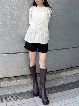 「アイテム（アンサンブル）」を使った、archivesさん（レディース・157cm）の冬コーディネート