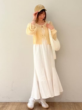 「archives（アルシーヴ）のアイテム（ワンピース/ドレス）」を使った、archivesさん（レディース・161cm）の春コーディネート