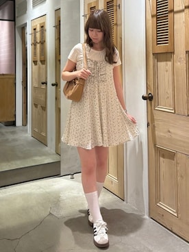 「archives（アルシーヴ）のアイテム（ワンピース/ドレス）」を使った、archivesさん（レディース・157cm）の夏コーディネート