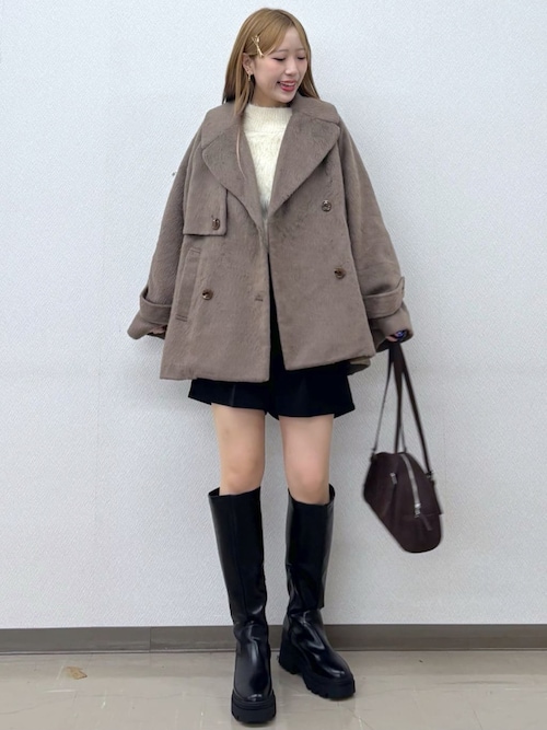 セール】シャギーダブルミドルコート（チェスターコート）｜archives