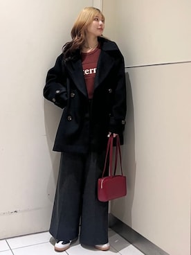 「archives（アルシーヴ）のアイテム（ジャケット/アウター）」を使った、archivesさん（レディース・159cm）の冬コーディネート