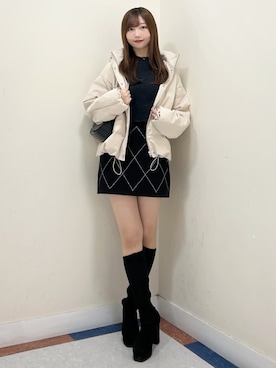 「archives（アルシーヴ）のアイテム（ジャケット/アウター）」を使った、archivesさん（レディース・160cm）の冬コーディネート