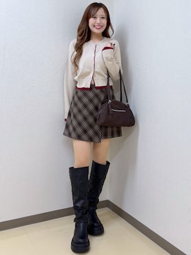 「archives（アルシーヴ）のアイテム（スカート）」を使った、archivesさん（レディース・161cm）の秋コーディネート