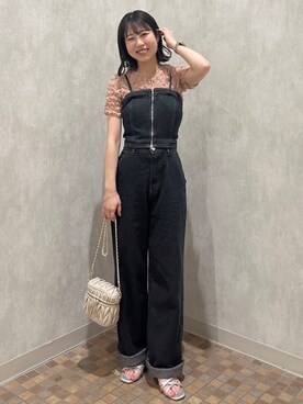 「archives（アルシーヴ）のアイテム（オールインワン・サロペット）」を使った、archivesさん（レディース・150cm）の夏コーディネート