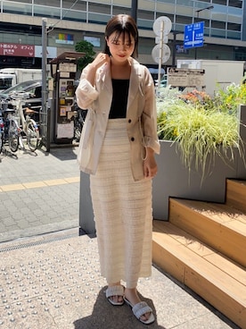 archivesさん（レディース・162cm）の夏コーディネート