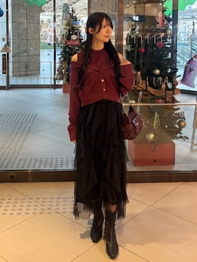 「アイテム（アンサンブル）」を使った、archivesさん（レディース・158cm）の冬コーディネート