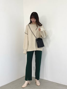 「ステッチ」｜archivesさん（レディース・166cm）の秋コーディネート