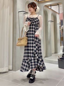 「アイテム（ワンピース）」を使った、archivesさん（レディース・162cm）の秋コーディネート