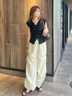 「archives（アルシーヴ）のアイテム」を使った、archivesさん（レディース・160cm）の夏コーディネート