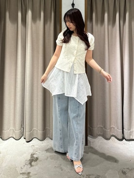 「archives（アルシーヴ）のアイテム」を使った、archivesさん（レディース・158cm）の夏コーディネート