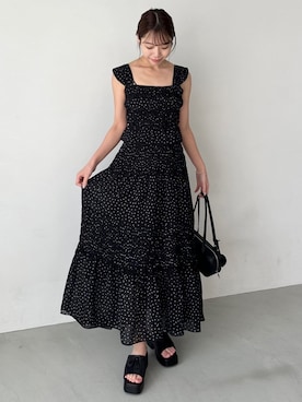 「archives（アルシーヴ）のアイテム（ワンピース/ドレス）」を使った、archivesさん（レディース・160cm）の夏コーディネート