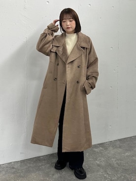 「archives（アルシーヴ）のアイテム（その他アウター）」を使った、archivesさん（レディース・157cm）の秋コーディネート