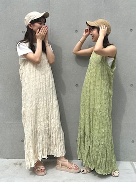 「お揃いコーデ」｜「アイテム（サンダル）」を使った、archivesさん（レディース・150cm）の春コーディネート