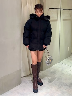 「archives（アルシーヴ）のアイテム（ジャケット/アウター）」を使った、archivesさん（レディース・162cm）の冬コーディネート