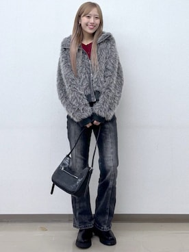 「archives（アルシーヴ）のアイテム（ジャケット/アウター）」を使った、archivesさん（レディース・161cm）の秋コーディネート