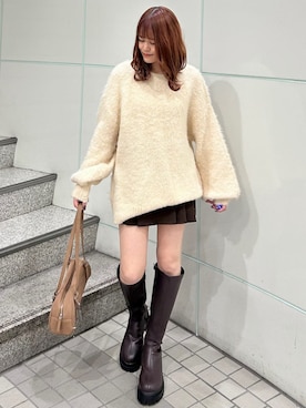 「archives（アルシーヴ）のアイテム（スカート）」を使った、archivesさん（レディース・150cm）の秋コーディネート