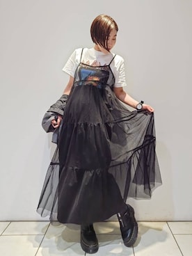 「archives（アルシーヴ）のアイテム」を使った、archivesさん（骨格ナチュラル・レディース・154cm）の夏コーディネート