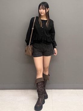 「archives（アルシーヴ）のアイテム（パンツ）」を使った、archivesさん（レディース・162cm）の秋コーディネート