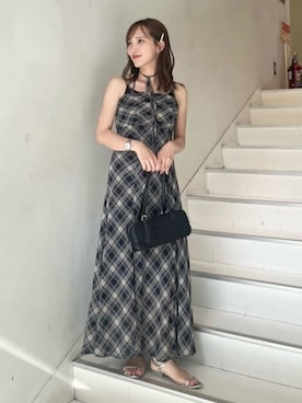「archives（アルシーヴ）のアイテム（ワンピース/ドレス）」を使った、archivesさん（レディース・158cm）の夏コーディネート