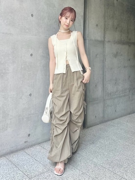 「アイテム（アンサンブル）」を使った、archivesさん（レディース・157cm）の夏コーディネート