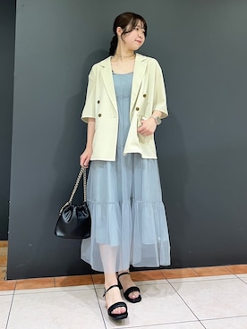 「archives（アルシーヴ）のアイテム」を使った、archivesさん（骨格ナチュラル・レディース・162cm）の夏コーディネート
