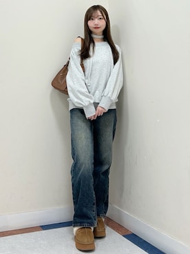 「チョーカートップス」｜archivesさん（レディース・160cm）の冬コーディネート