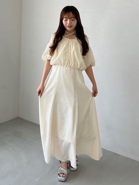 「archives（アルシーヴ）のアイテム（ワンピース/ドレス）」を使った、archivesさん（レディース・148cm）の夏コーディネート