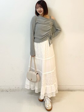 「コットンレース」｜archivesさん（レディース・158cm）の春コーディネート