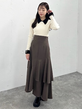 「archives（アルシーヴ）のアイテム」を使った、archivesさん（レディース・160cm）の秋コーディネート