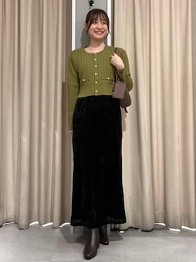 「ナロースカート」｜archivesさん（レディース・161cm）の秋コーディネート