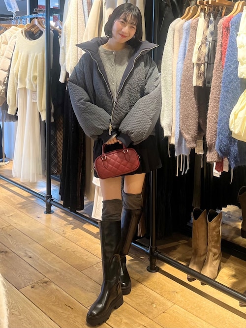 セール】チェックリバ－シブル中綿ブルゾン（ブルゾン）｜archives