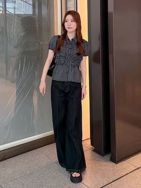 「archives（アルシーヴ）のアイテム」を使った、archivesさん（レディース・157cm）の夏コーディネート