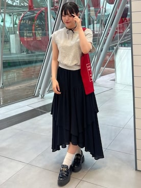 「アイテム（スウェット）」を使った、archivesさん（レディース・159cm）の夏コーディネート