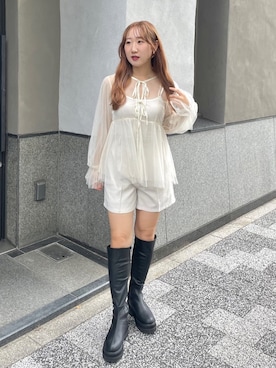 「archives（アルシーヴ）のアイテム」を使った、archivesさん（骨格ストレート・レディース・157cm）の秋コーディネート
