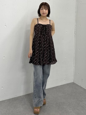 「archives（アルシーヴ）のアイテム（ワンピース/ドレス）」を使った、archivesさん（レディース・157cm）の夏コーディネート