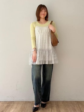 「archives（アルシーヴ）のアイテム」を使った、archivesさん（骨格ストレート・レディース・161cm）の春コーディネート