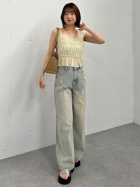 「archives（アルシーヴ）のアイテム（ワンピース/ドレス）」を使った、archivesさん（レディース・157cm）の夏コーディネート