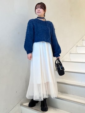 「チョーカートップス」｜archivesさん（レディース・160cm）の秋コーディネート