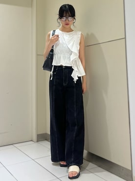 「archives（アルシーヴ）のアイテム」を使った、archivesさん（レディース・160cm）の夏コーディネート