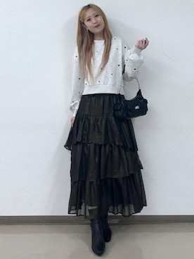 「archives（アルシーヴ）のアイテム」を使った、archivesさん（レディース・161cm）の冬コーディネート