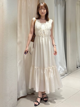 「archives（アルシーヴ）のアイテム」を使った、archivesさん（レディース・157cm）の夏コーディネート