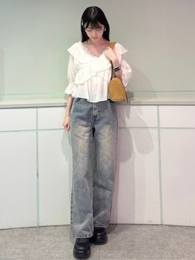 「archives（アルシーヴ）のアイテム」を使った、archivesさん（骨格ウェーブ・レディース・157cm）の春コーディネート