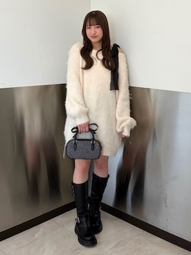 「アイテム（チュニック）」を使った、archivesさん（レディース・155cm）の冬コーディネート