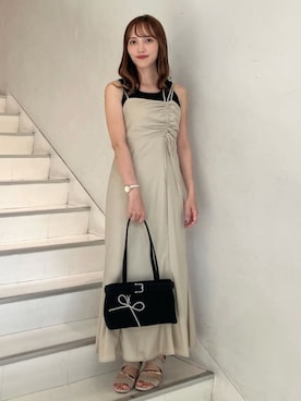「archives（アルシーヴ）のアイテム」を使った、archivesさん（骨格ストレート・レディース・152cm）の夏コーディネート