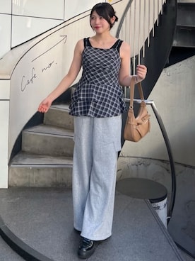 「archives（アルシーヴ）のアイテム」を使った、archivesさん（骨格ストレート・レディース・159cm）の夏コーディネート